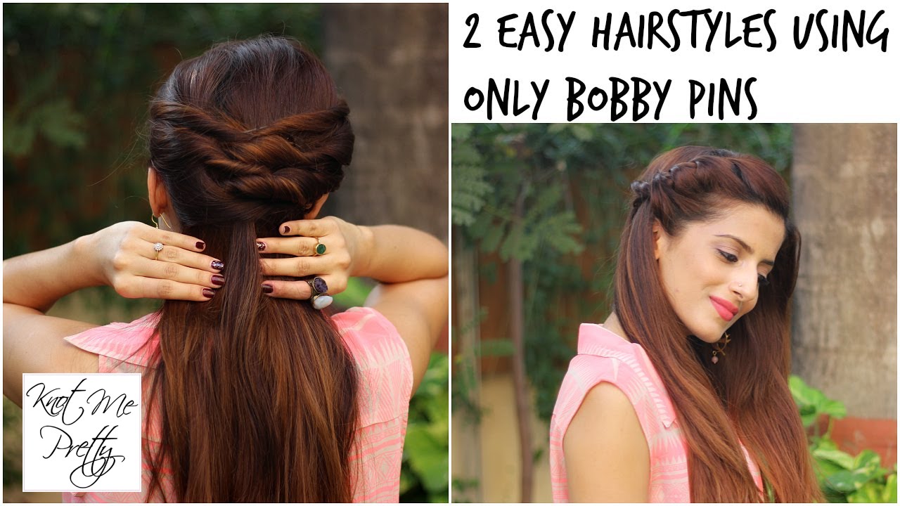 2 Quick and Easy Twist Hairstyles For School, College, Work/ Indian Hairstyles For Medium/Long Hair