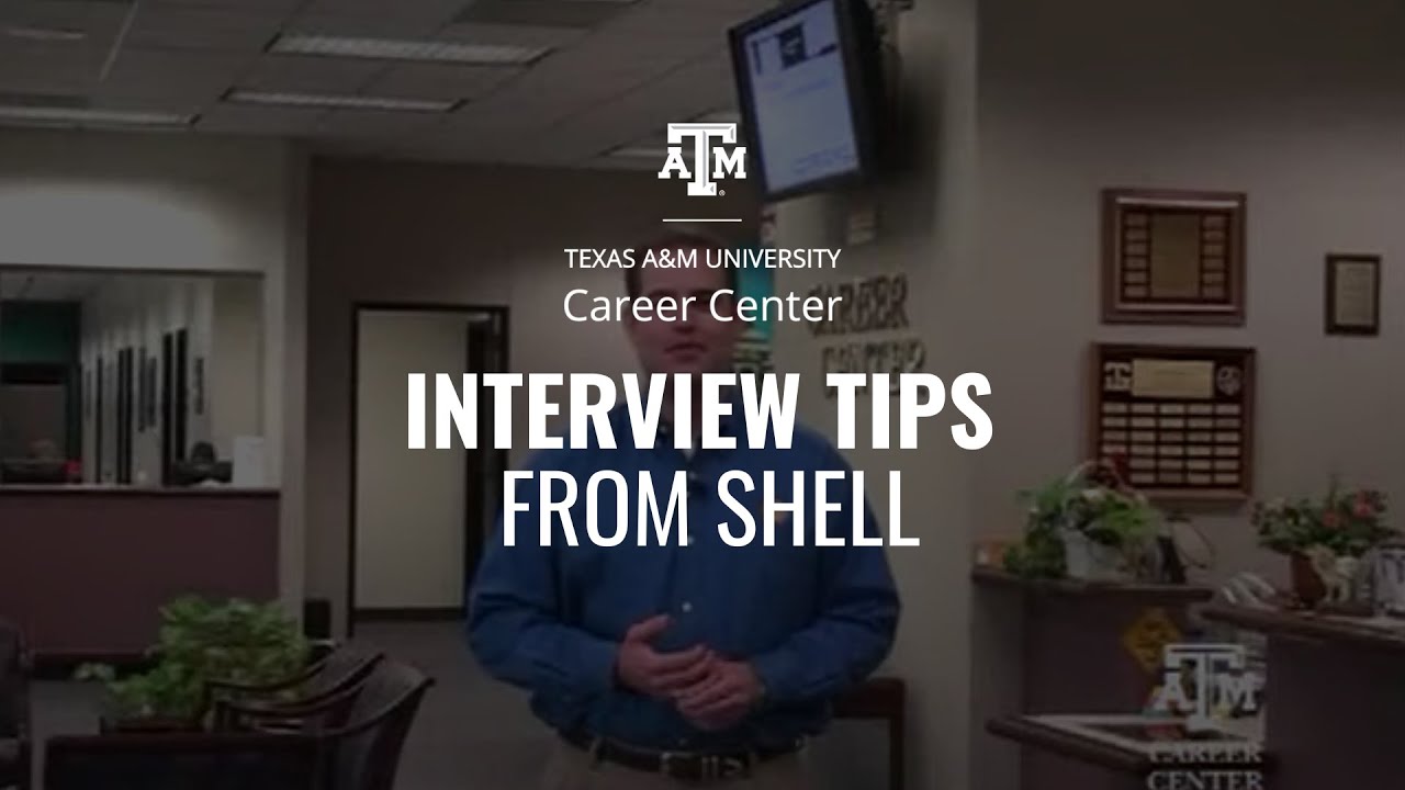 Interviewing Tips from Shell