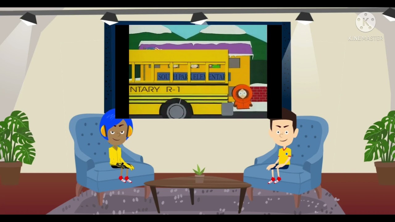 Classic Caillou watches South Park and Gets Grounded
