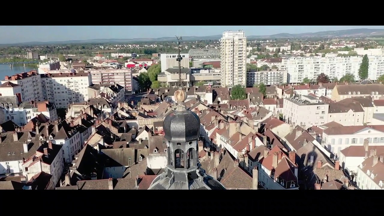 Chalon-sur-sa&ocirc;ne vue du ciel !