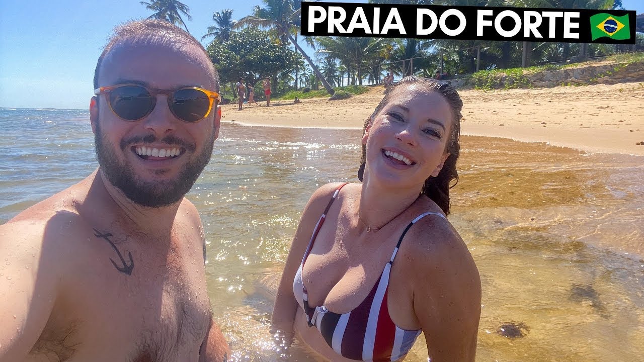 BRAZILIAN BEACH PRAIA DO FORTE 🇧🇷DAYTRIP FROM SALVADOR, BAHIA | BRAZIL