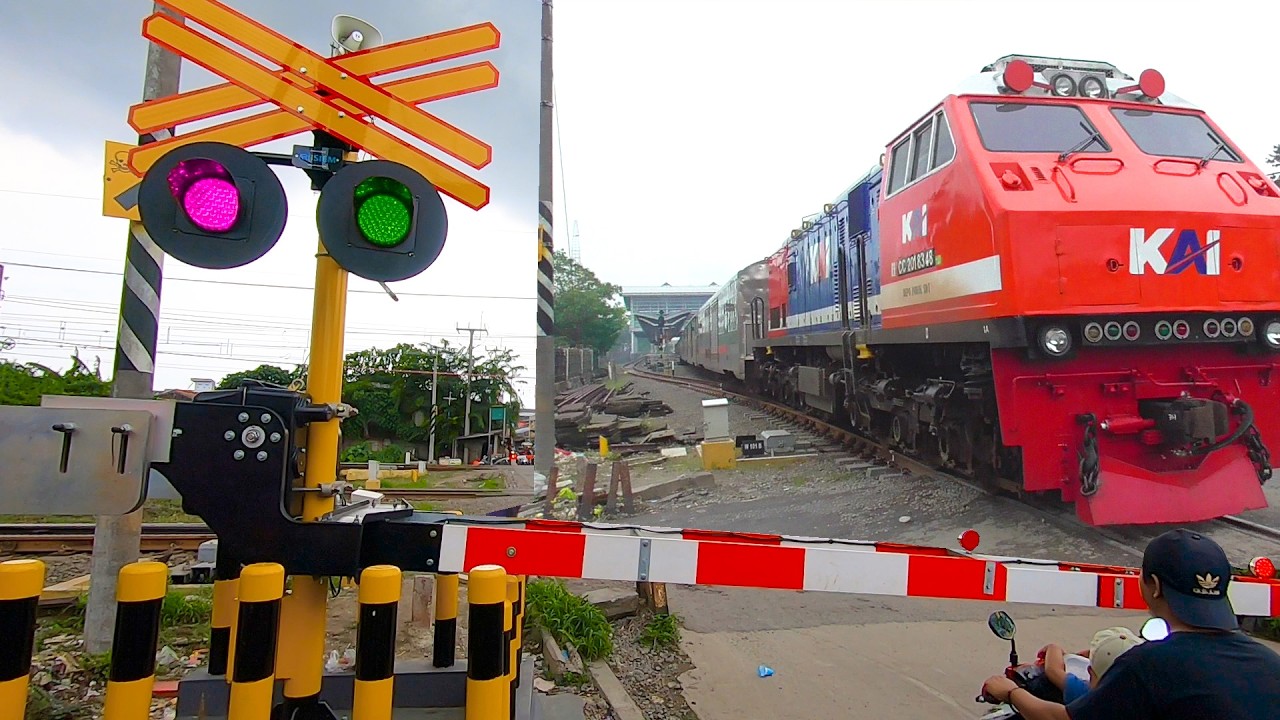 MODIFIKASI Lampu Palang Perlintasan KA Berubah Jadi Hijau Ungu | LEN | SIEMENS | Artindo | Artisiem