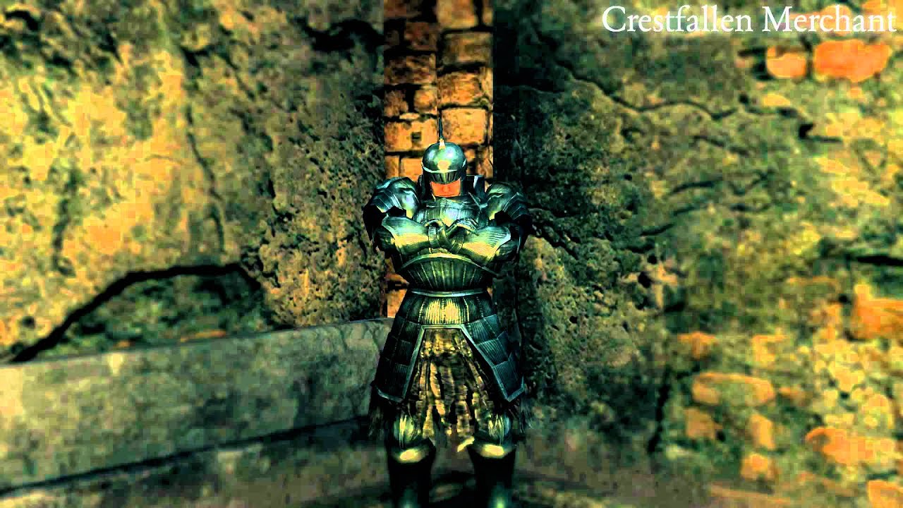 Dark Souls Dialogue - Crestfallen Merchant