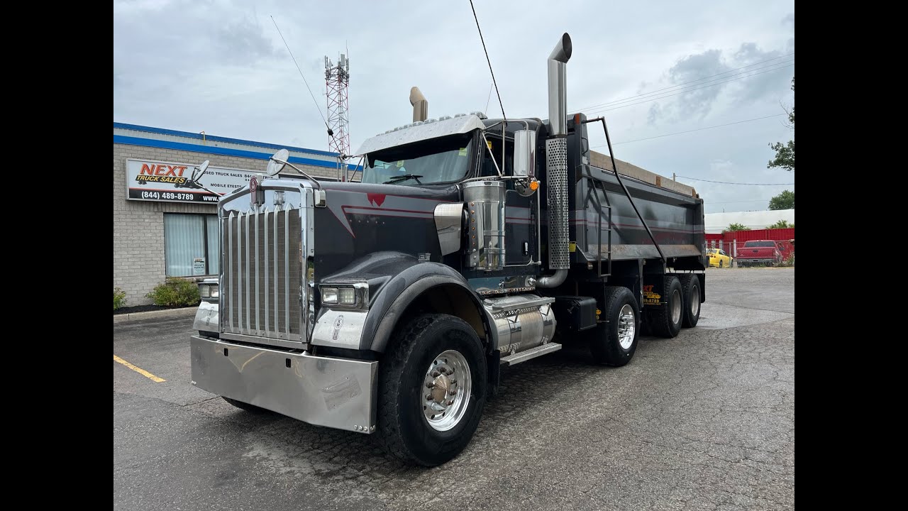 2016 Kenworth W900b TriAxle Dump truck for sale.  ISX 550 / 18 Speed manual