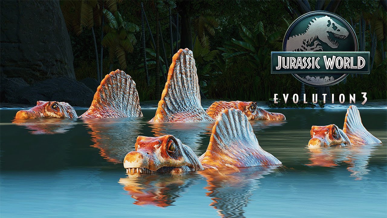 ALL SWIMMING DINOSAURS (Including Babies) | Jurassic World Evolution 3