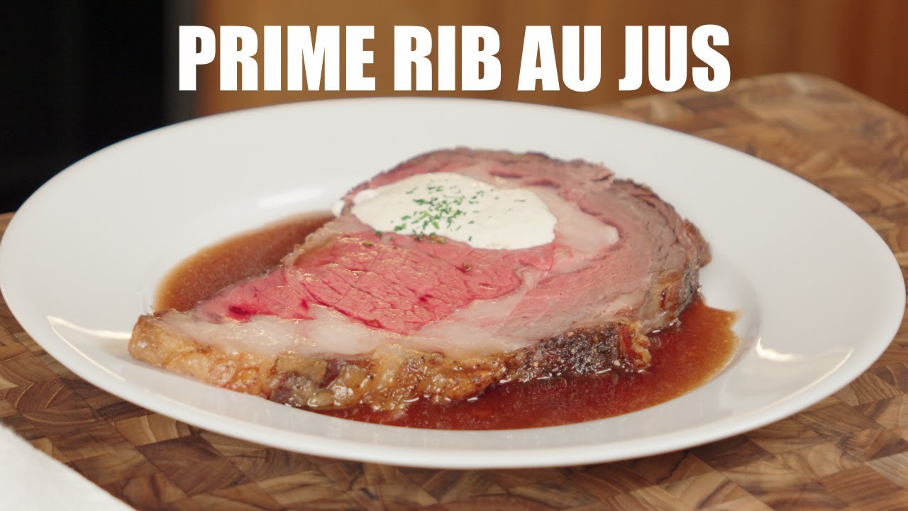 Prime Rib Au Jus and Horseradish Sauce