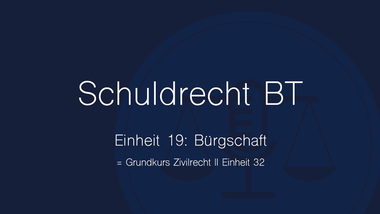 B&uuml;rgschaft