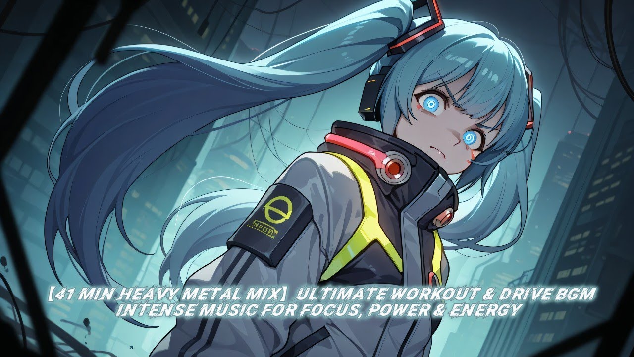 【41 Min Heavy Metal Mix】Ultimate Workout & Drive BGM | Intense Music for Focus, Power & Energy