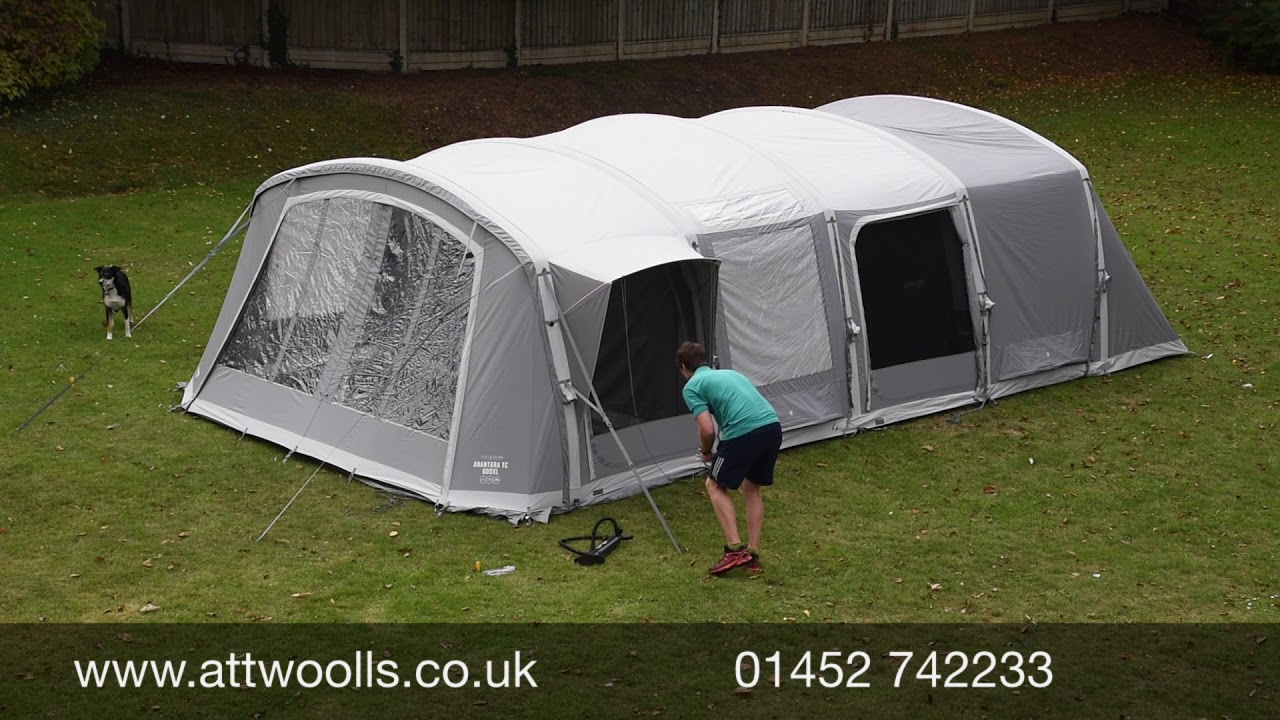 Vango Anantara TC 600XL Tent Pitching & Packing Video (Real Time)