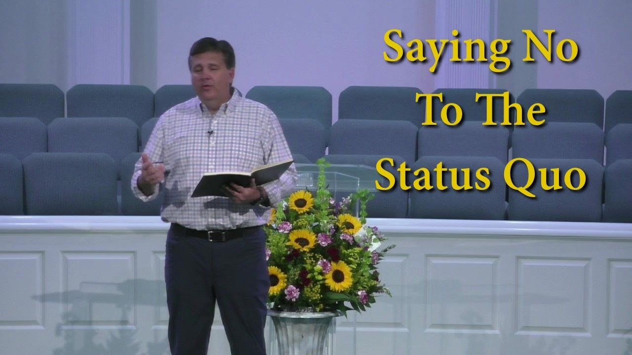 Saying No To The Status Quo (Jonah 1-3)
