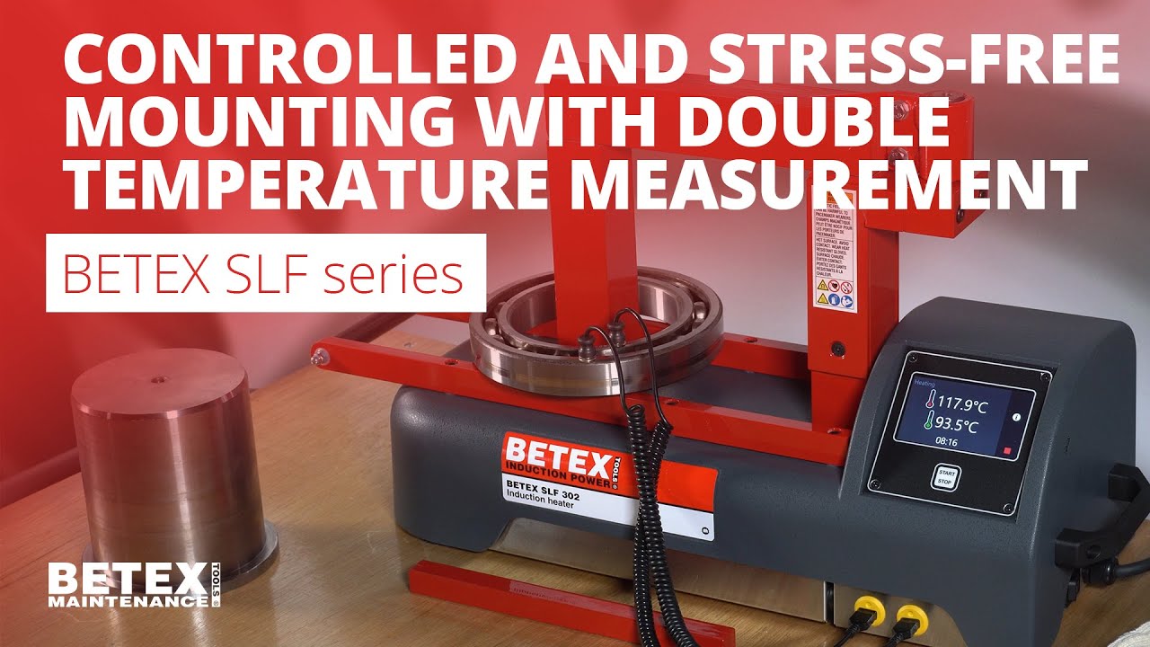 BETEX SLF series - How to mount - SMART Induction bearing heater, with Delta-T option