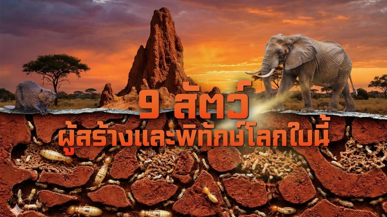 9 สัตว์ผู้สร้างและพิทักษ์โลกใบนี้