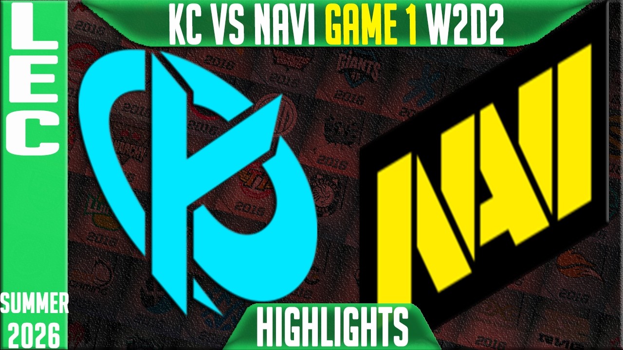 KC vs NAVI Highlights Game 1 | LEC Summer 2026 W2D2 | Karmine Corp vs NAVI G1