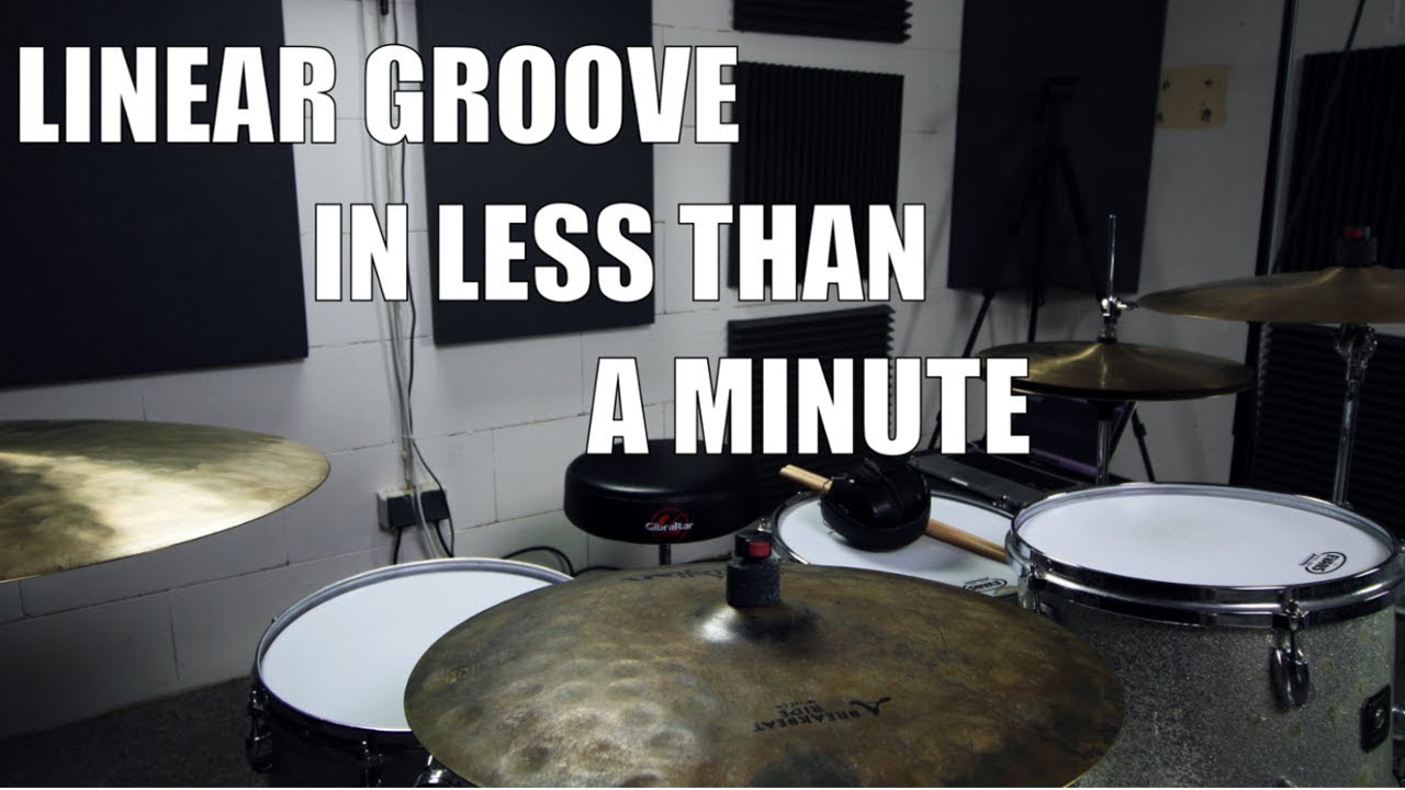 Linear Groove in less than a Minute - Daily Drum Lesson