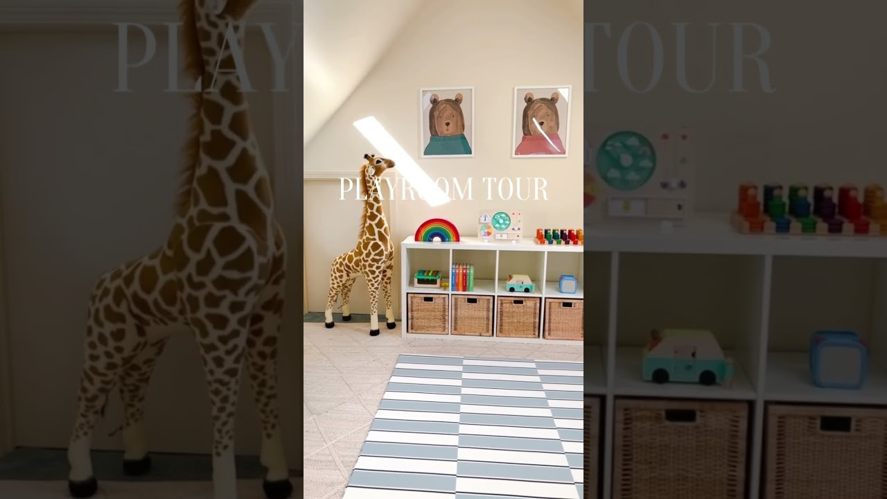 Playroom Tour 2024 | Playroom ideas for toddlers + preeschooler | Playroom organization #playroom