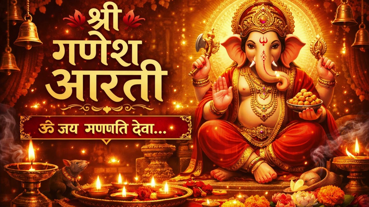 गणेश जी कीआरती बहुत सुंदर भगत जनों द्वारा बहुत अधिक गाई जाने वाली आरती #viralganeshjikiaarti