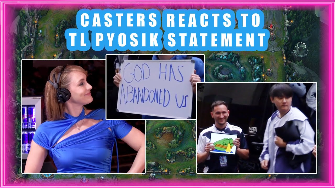 Worlds Casters Reacts to TL PYOSIK STATEMENT 👀