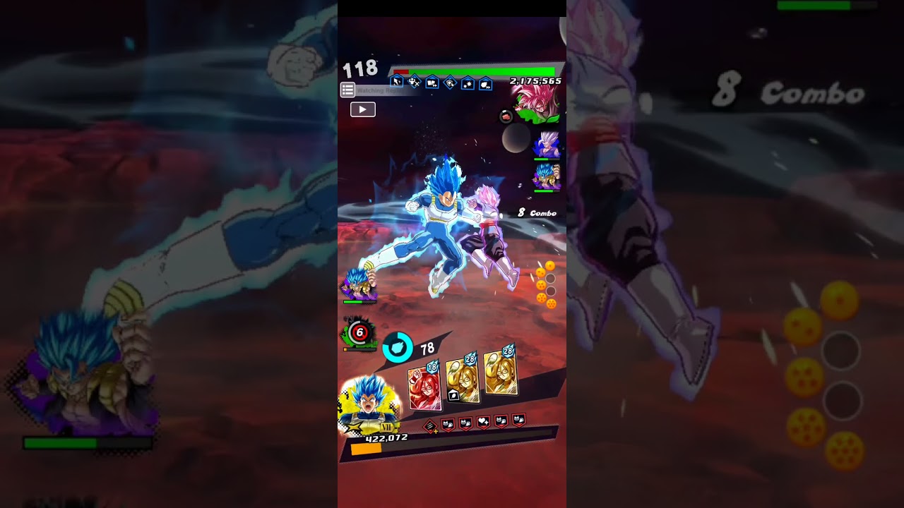 Zenkai SSBE Vegeta destroys Ultra Rose
