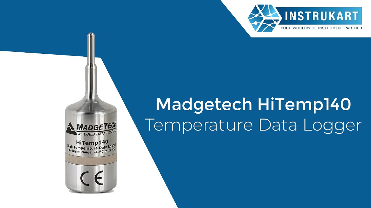 Madgetech Data Logger | Autoclave Temperature Datalogger | High Temperature Data logger | Instrukart