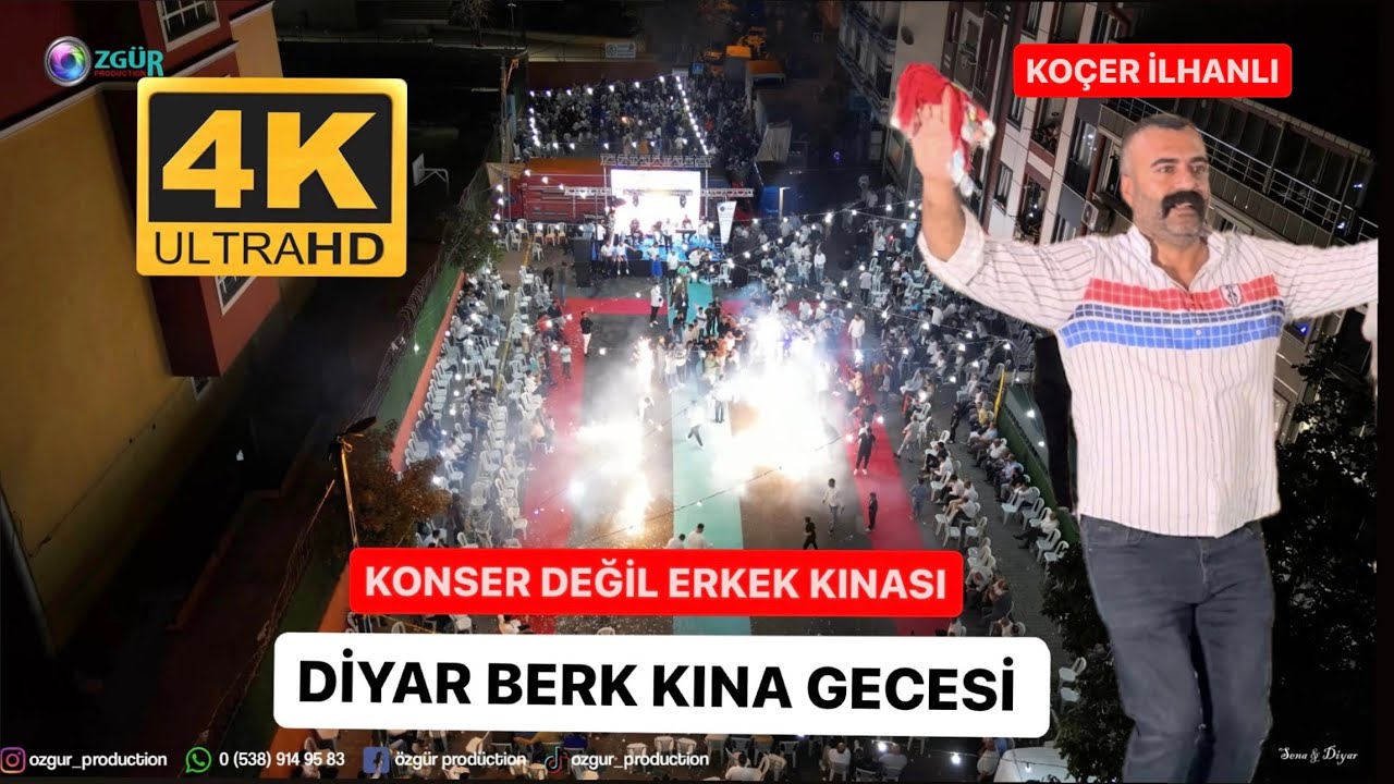 DİYAR BERK KONSER TADINDA ERKEK KINA  KOÇER İLHANLI HALKALI
