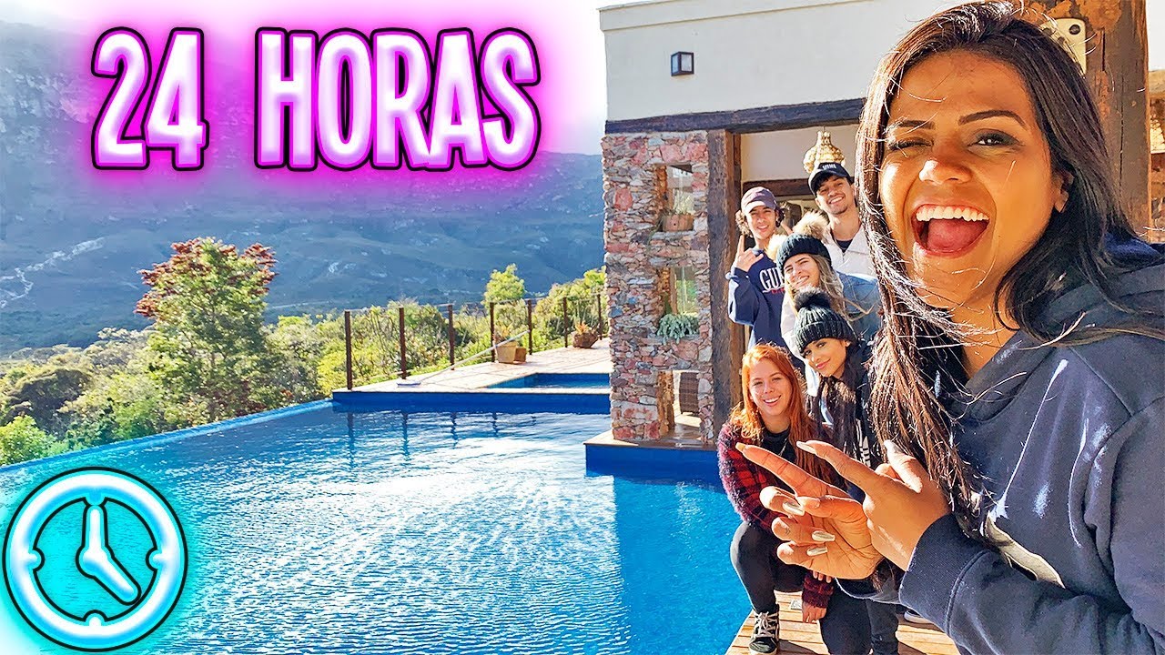 24 HORAS NA CASA DA MONTANHA !!!