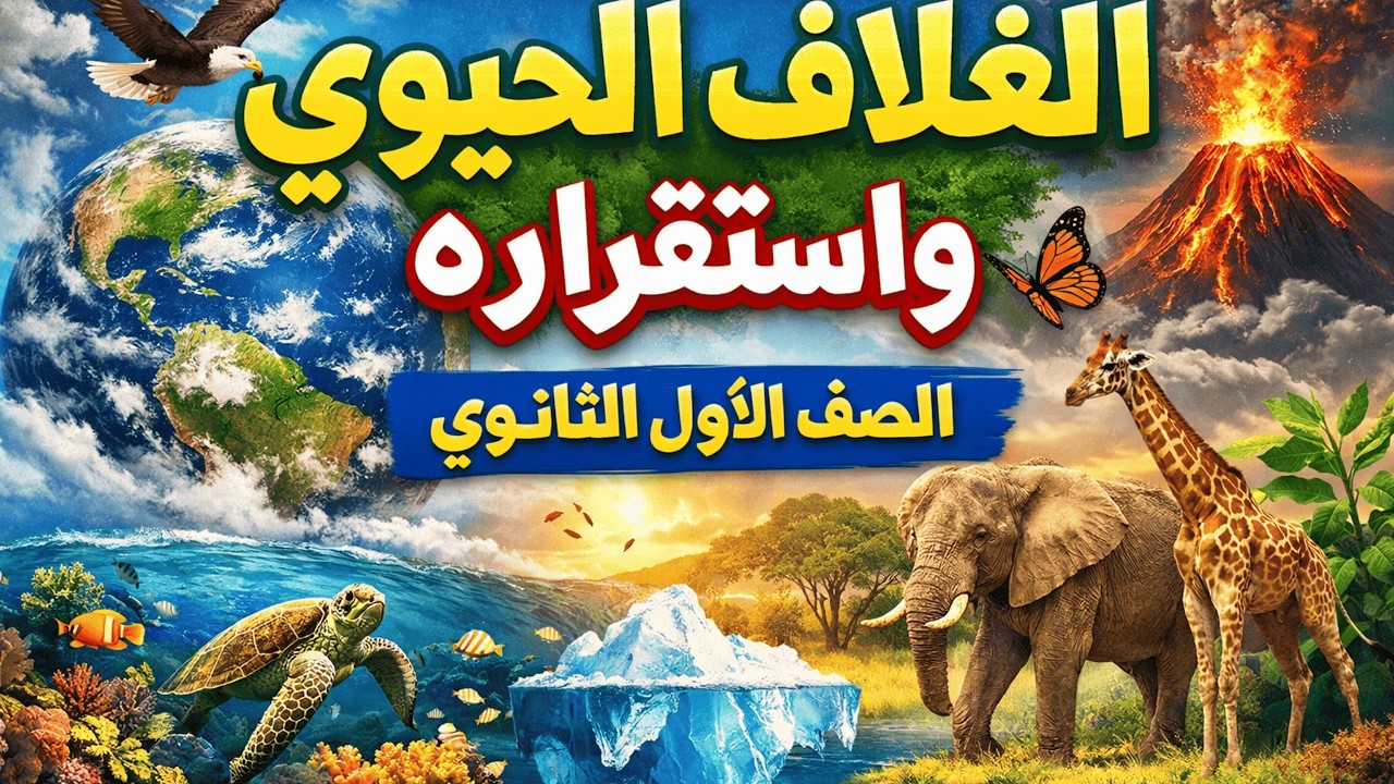 المحاضرة الأولى الغلاف الحيوي واستقراره / الصف الأول الثانوي 2026