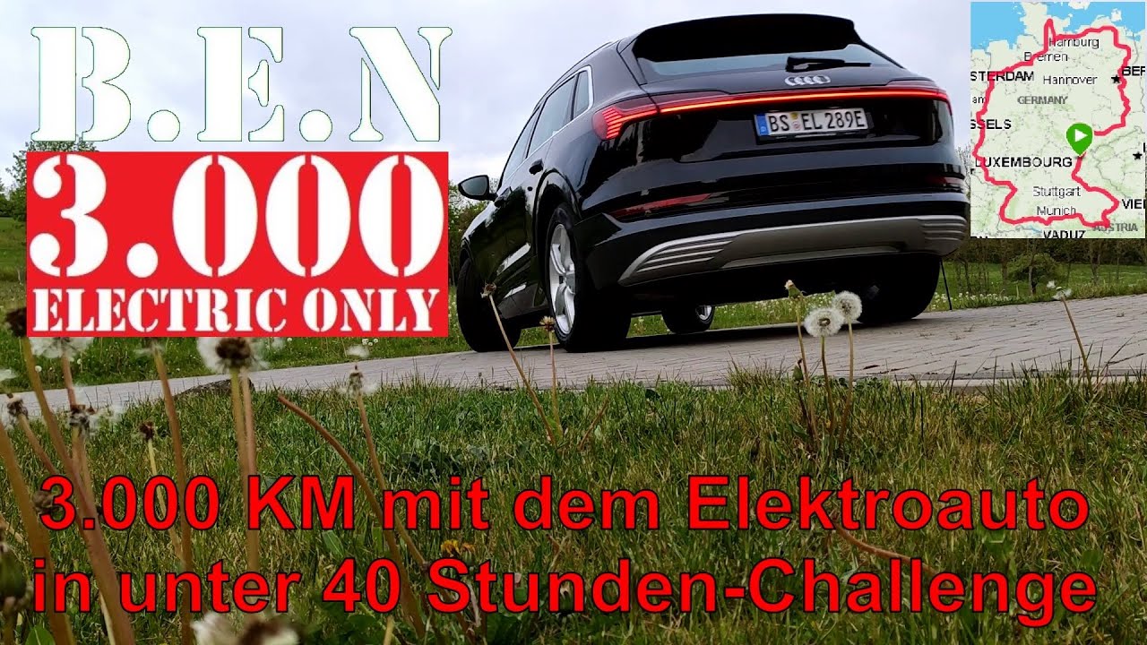 3.000 Kilometer mit dem Elektroauto in unter 40 Stunden #1! Ist das mit dem Audi e-tron 50 möglich?🧐
