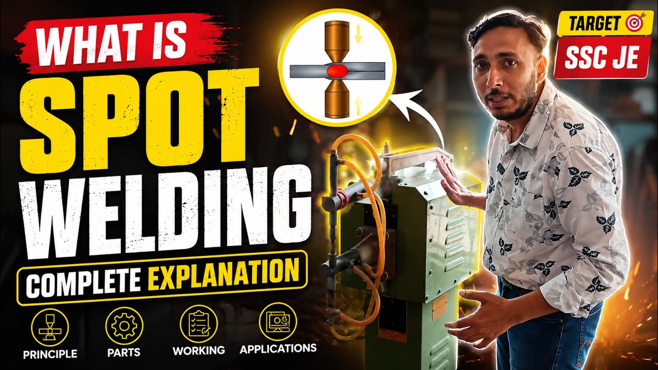 Spot welding parts and working || Target SSC JE 2026