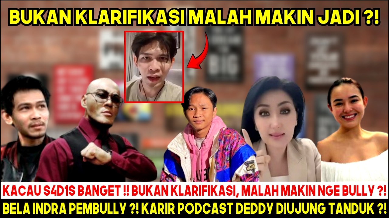 KPAI BOIKOT INDRA BI4D4P ?! BUKAN KLARIFIKASI MALAH MAKIN BULLY ?! FAJAR TOLAK MAAF INDRA HARI INI !