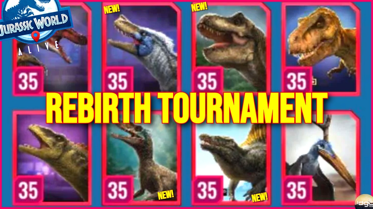 Rebirth Monsters & Megamimus Tournament! | Jurassic World Alive PvP❤️&zwj;🔥