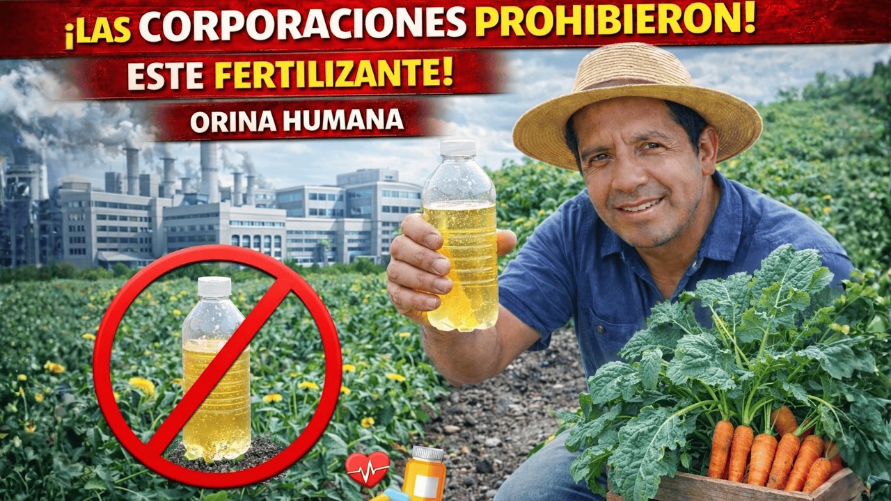 El Fertilizante PROHIBIDO que es 100% GRATIS (Orina Humana - $750/Año Ahorrados)