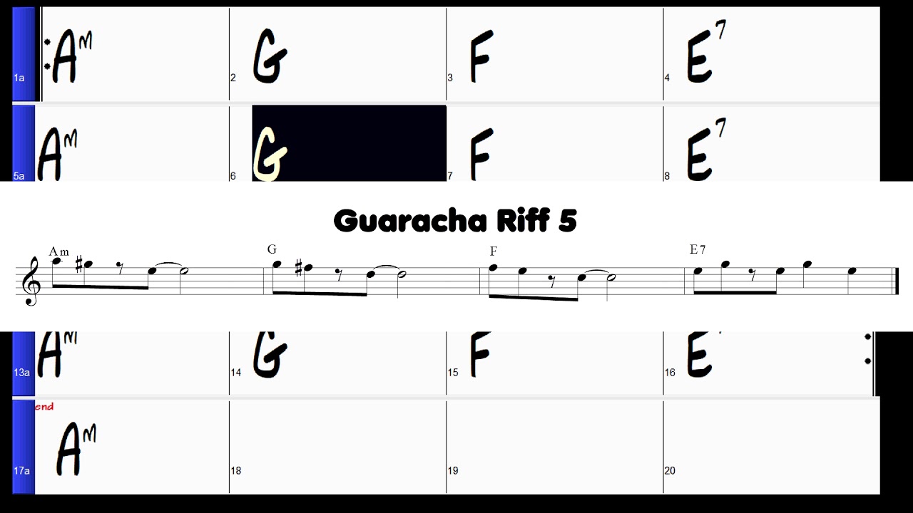 Latin Riff Lesson for Flute taken from the book “Latin Solo Series for Flute”