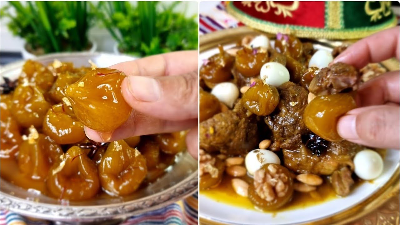 انصدمت من النتيجة🇲🇦طاجين مخزني باللحم والكرموس معسل بنكهات مميزة ديال النخوة وتحميرة الوجه😋