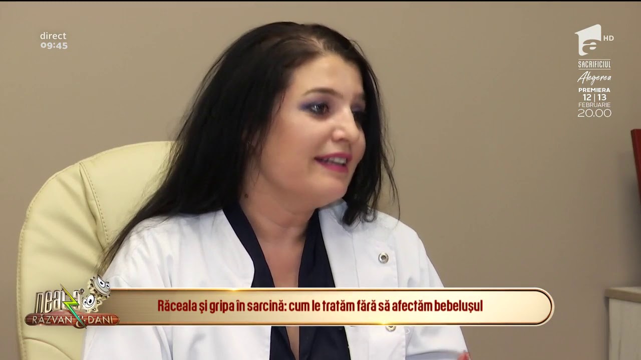 Dr Erna Stoian - preventie raceala si gripa in sarcina, Antena 1