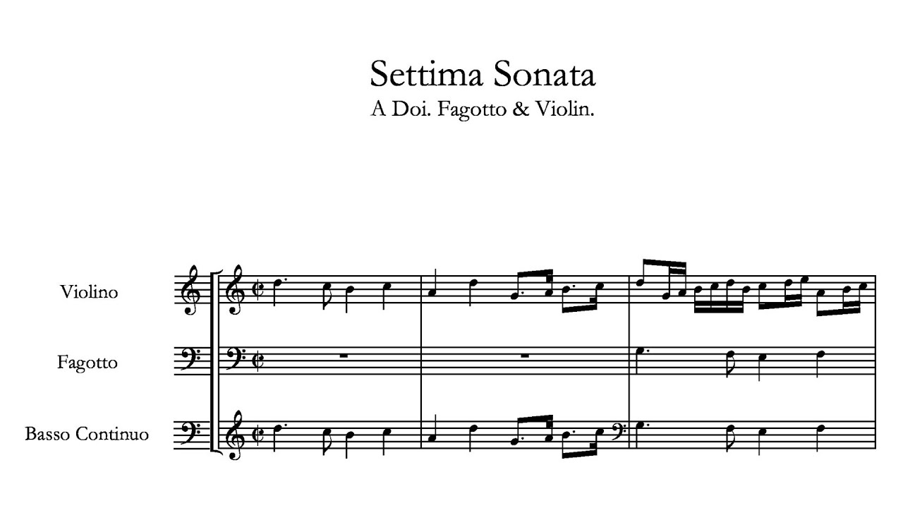 [score] Dario Castello: Sonata Concertata no. 7 Libro Primo