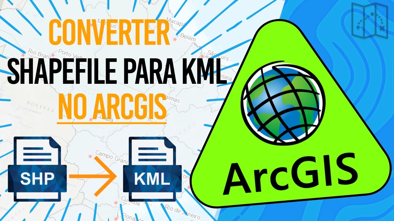 Como Converter Shapefile para KML no ArcGIS | Passo a Passo