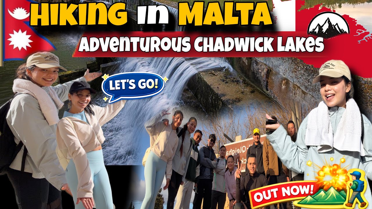 HIKING ADVENTURE IN MALTA 🇲🇹 ||CHADWICK LAKES KO HIDDEN GEM😱||THE NATURE WAS WOW😳😍||HIKING VLOG 🥾
