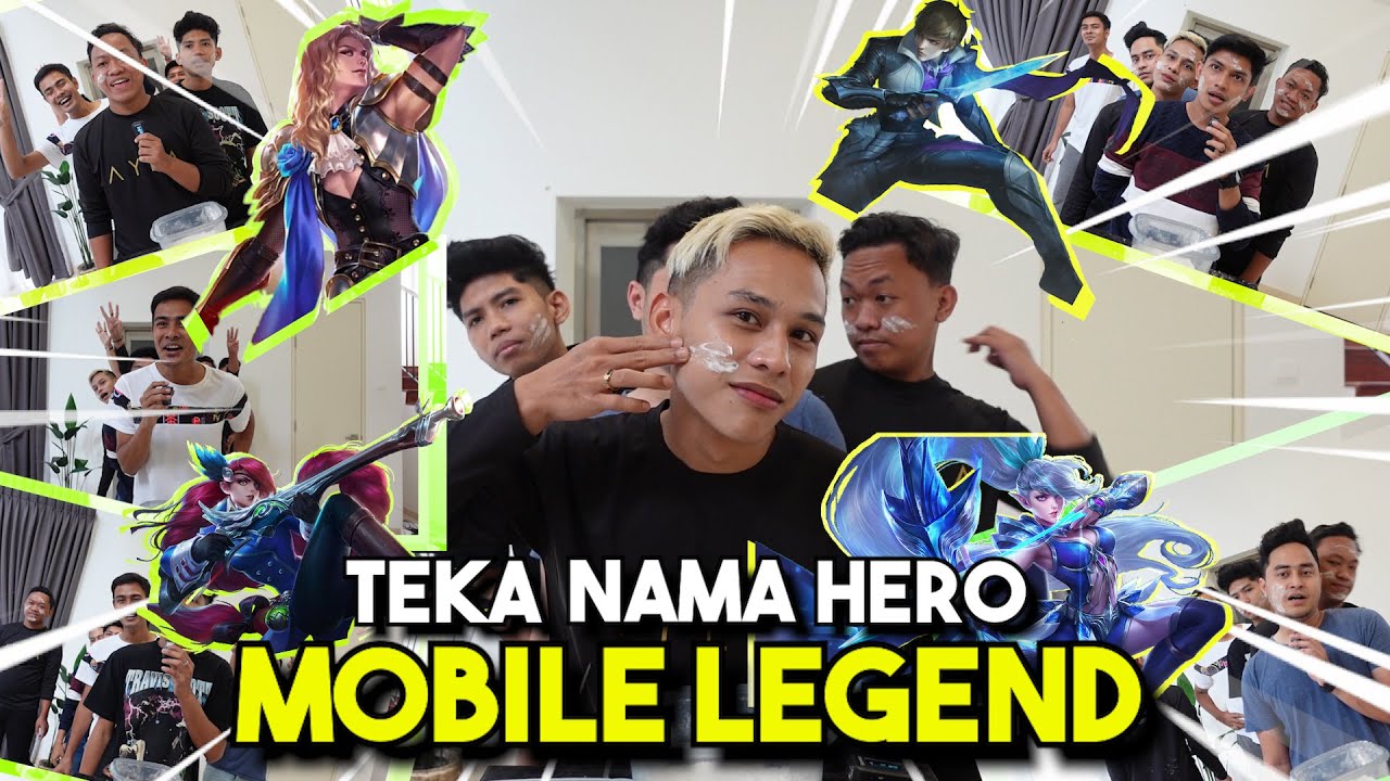 TEKA NAMA HERO MOBILE LEGEND !!! INGAT SENANG RUPANYA SUSAH...