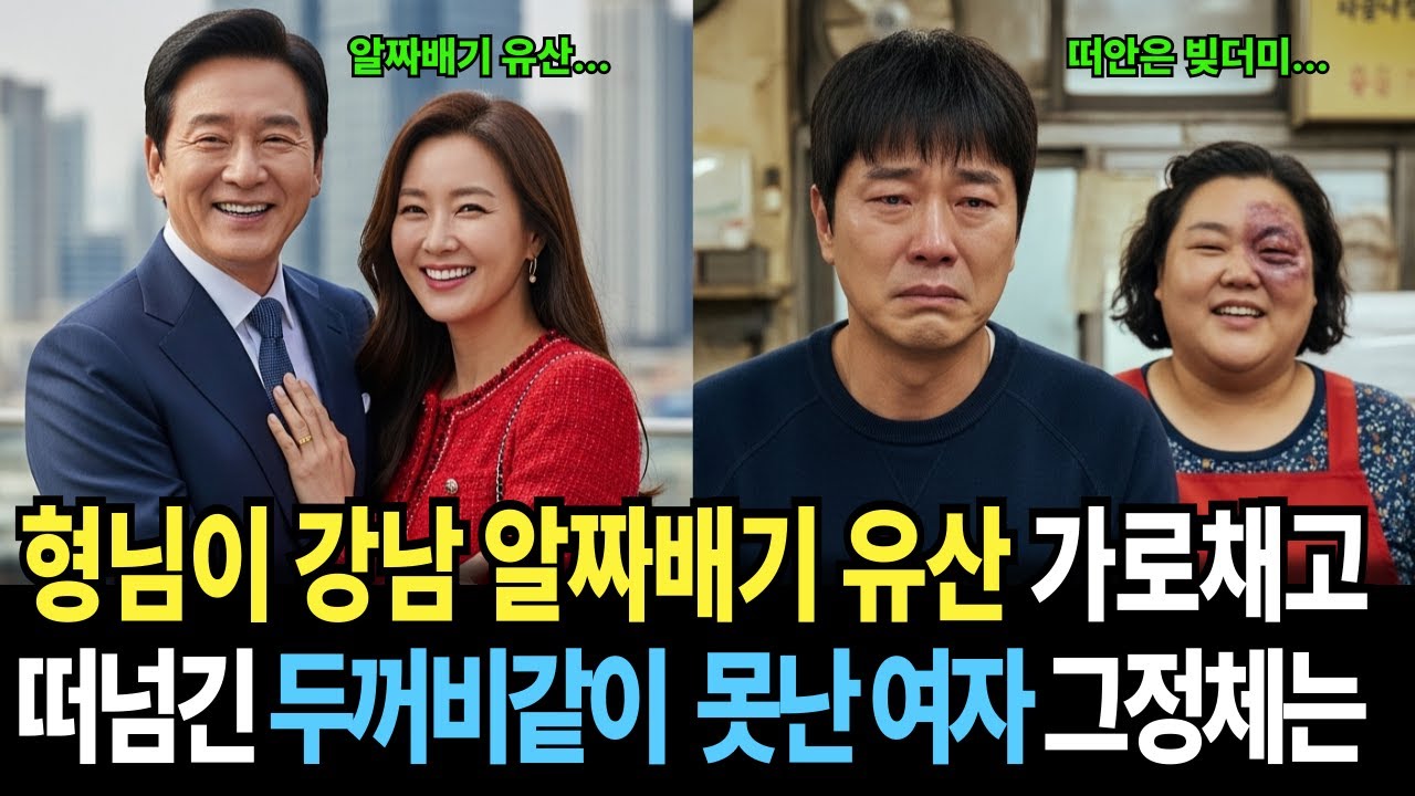 형님이 강남 알짜배기 유산을 모두 가로채고 빚더미와 함께 떠넘긴 두꺼비같이 못생긴 여자의 정체는....