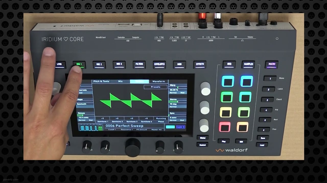 Waldorf IRIDIUM Core - Factory Presets Demo (Sounds Only)