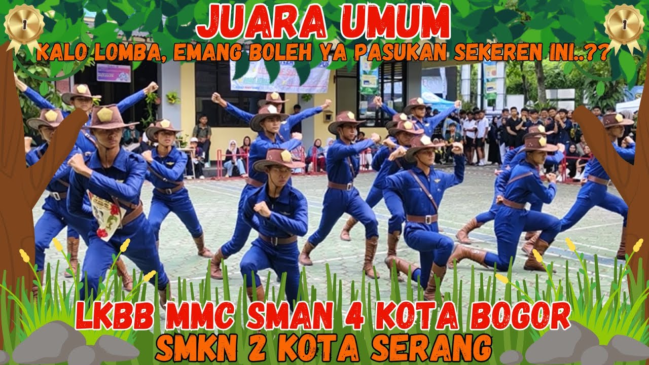 MERINDING...!!! 🔥🔥JUARA UMUM SMKN 2 KOTA SERANG - LKBB MMC SMAN 4 KOTA BOGOR