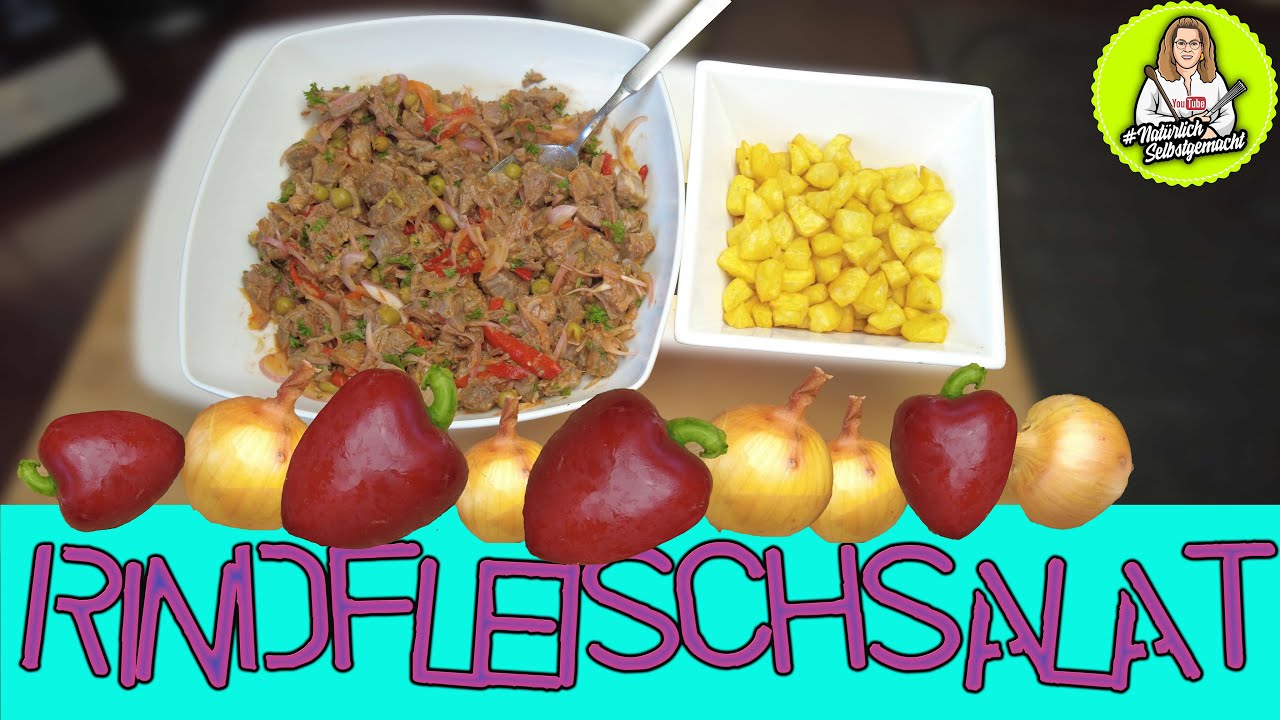 Perfekte Resteverwertung - Rindfleischsalat ruckzuck fertig - mega lecker