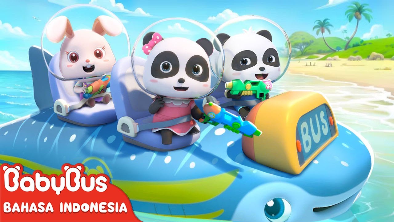 Mobil Hewan | Bus Hiu Paus | Lagu Anak-anak | Berbagai Jenis Kendaraan | BabyBus Bahasa Indonesia