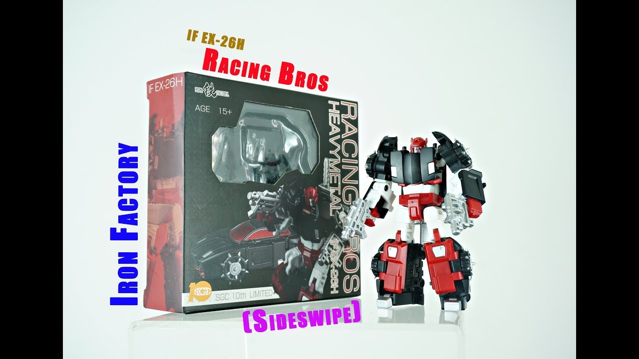 Review TRANSFORMERS IF EX-26H Racing Bros (Sideswipe)
