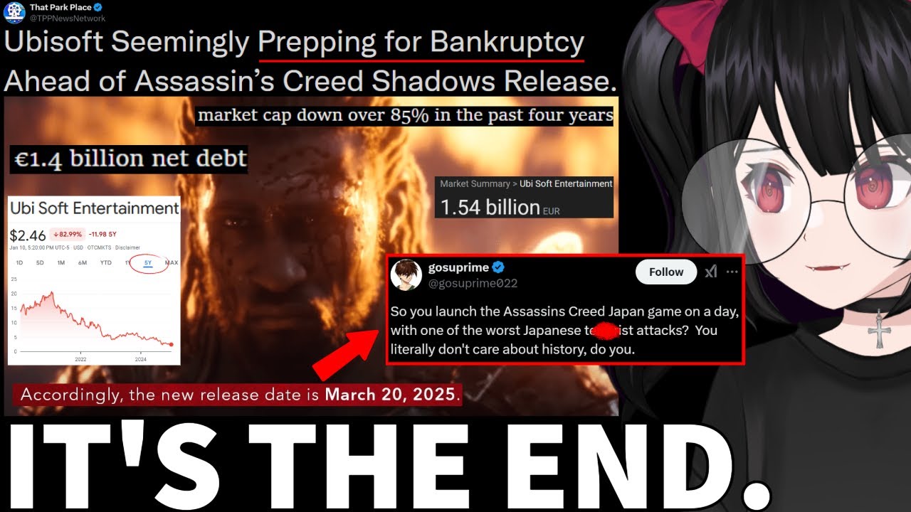 Ubisoft Faces Bankruptcy As Assassin's Creed Shadows Sparks ANOTHER Controversy In Japan