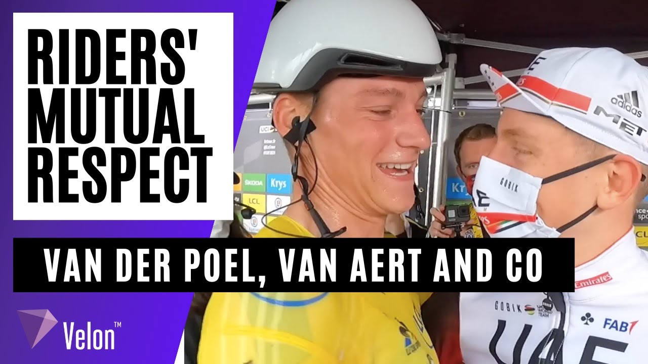 Amazing mutual respect between Van der Poel, Van Aert, Alaphilippe and co at Tour de France