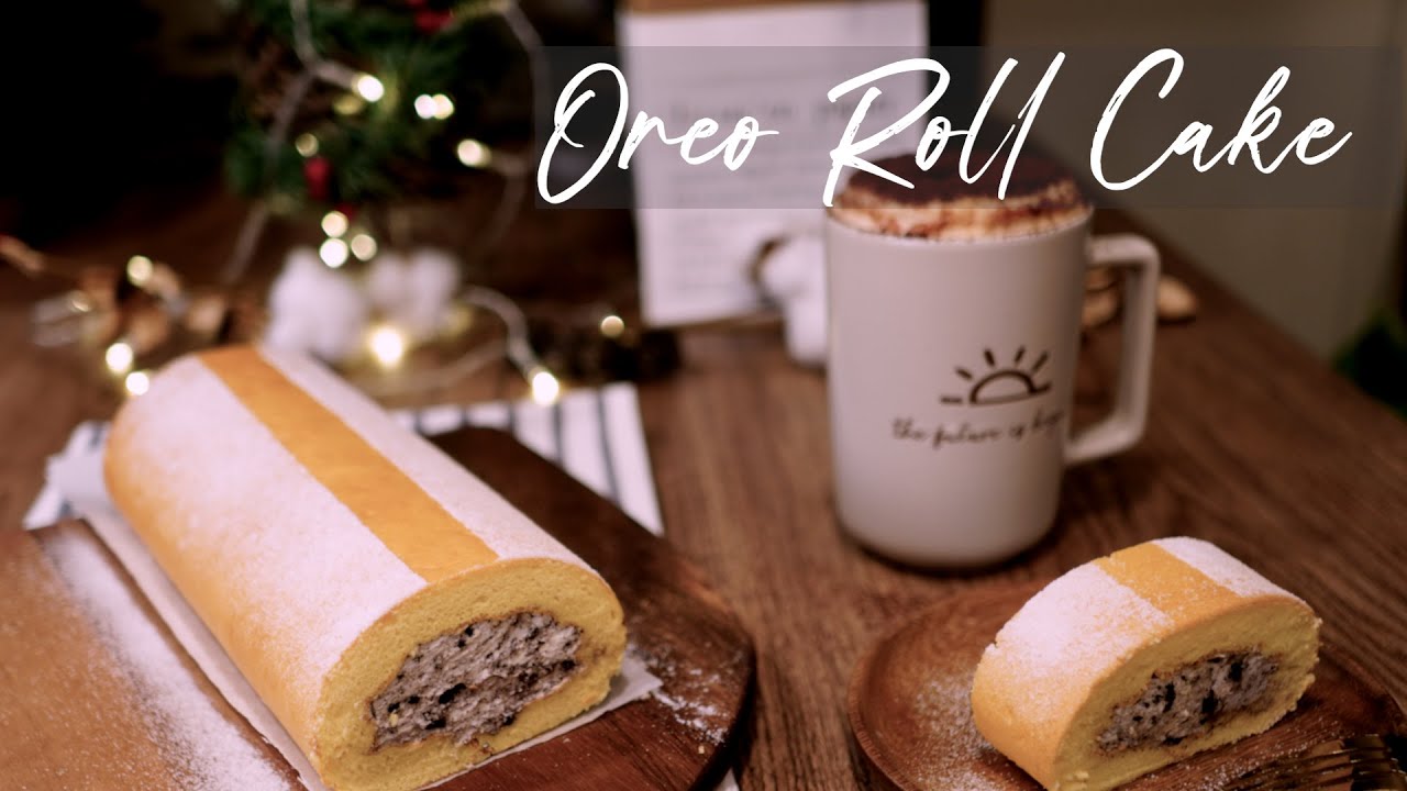 吃过这个蛋糕卷，其他的卷都是浮云～ Oreo Cake Roll/Swiss Roll