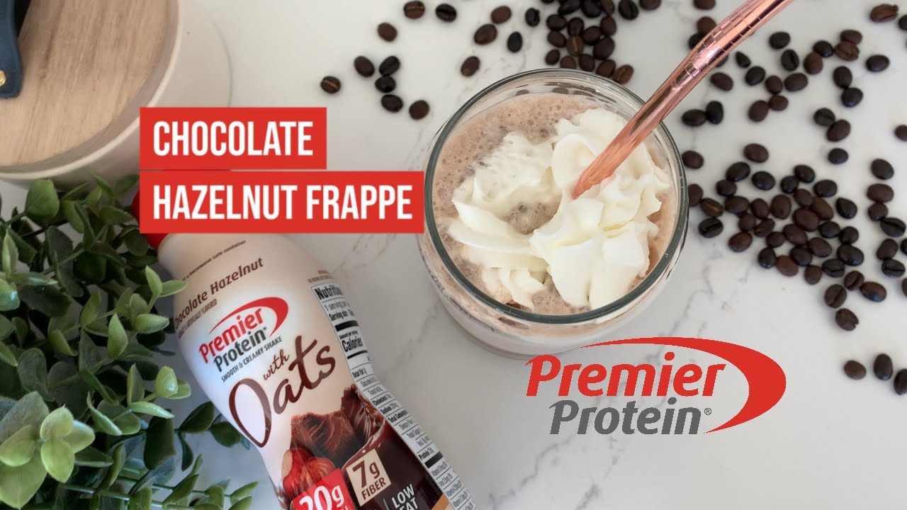 Premier Protein&reg; Chocolate Hazelnut Frappe #Recipe - a Low-Sugar Alternative!