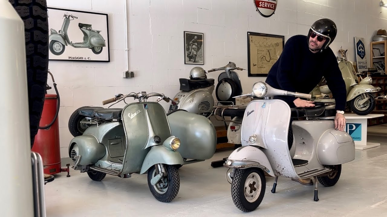 First ride with this super original Vespa 125 VNB from 1962