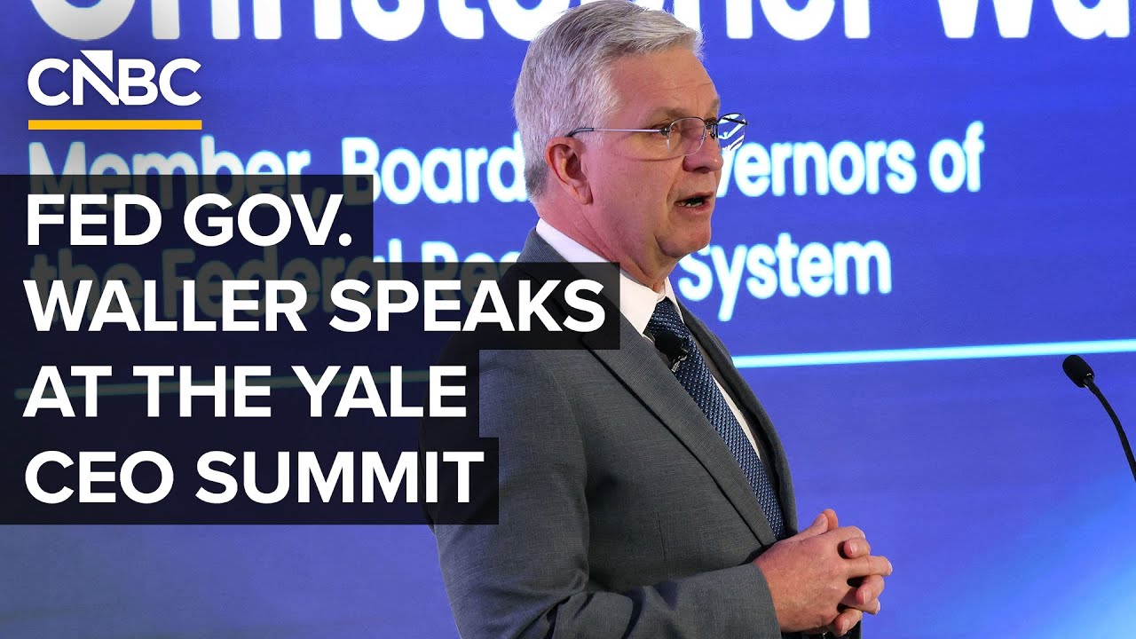 Fed Governor Waller speaks to CNBC's Steve Liesman at the Yale CEO Summit &mdash; 12/16/2025